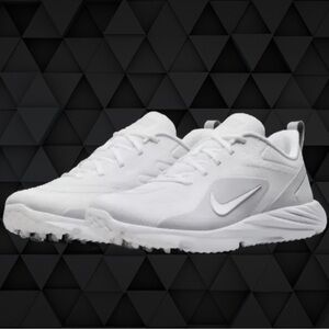 Nike Alpha Huarache 8 Pro Turf Men’s Lacrosse Shoes CZ6559-110 Sz 8 NEW